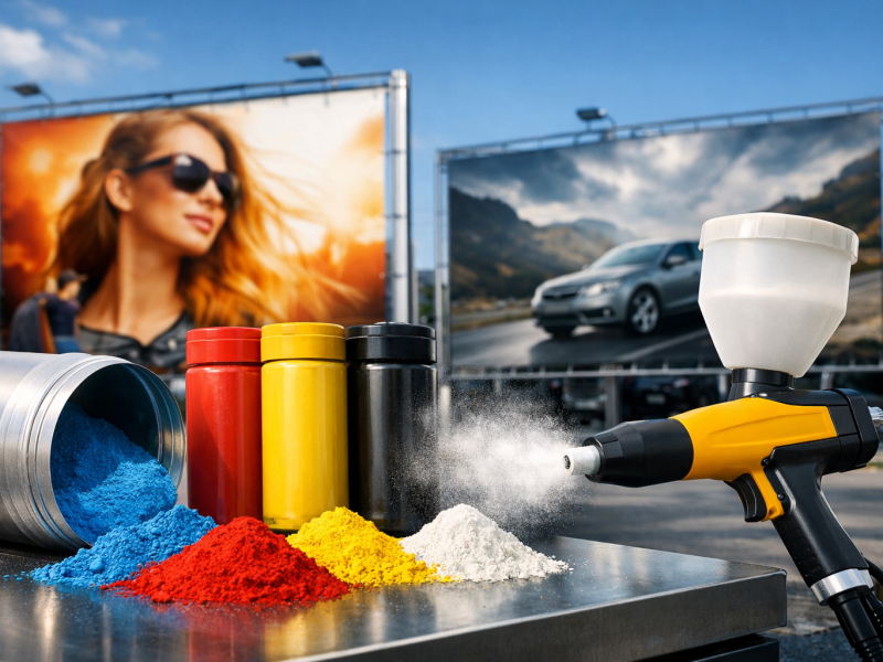 Farba proszkowa do Banerów Zewnętrznych